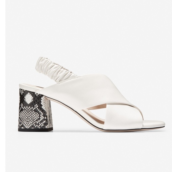 Cole Haan Anastasia City Sandal in Ivory Leather 8.5 - Picture 1 of 8